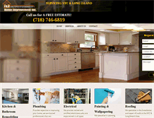 Tablet Screenshot of fdhomeimprovement.com